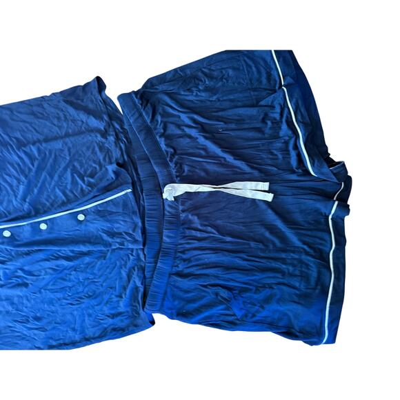 NWT Stars Above blue two piece silky soft pajama set - Picture 3 of 4